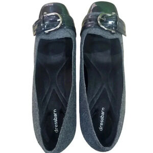 Dress Barn Black Cap Toe Wedge